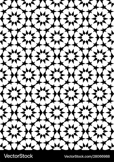 Moroccan Patterns Black And White