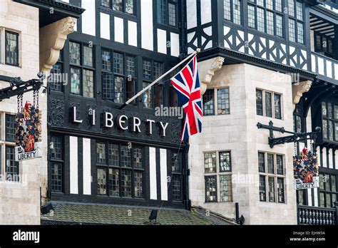 Liberty London store front, London, England Stock Photo - Alamy