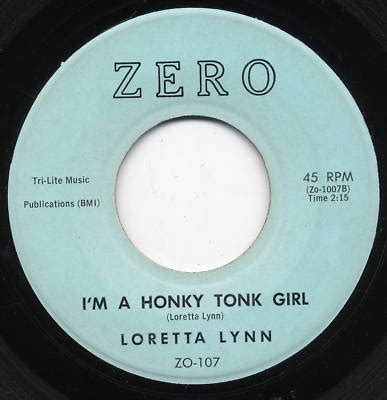 popsike.com - LISTEN-Rare Loretta Lynn 45-1st Record-Honky Tonk Girl ...