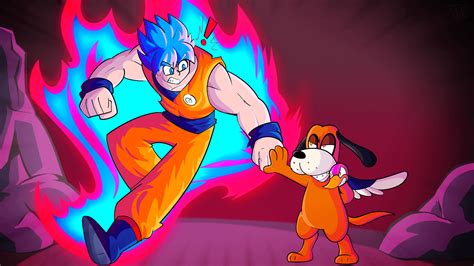 Goku vs Duck Hunt Dog Fan Art by Carbonated-Jem : r/DeathBattleMatchups