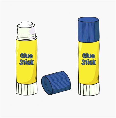 Glue Stick Sticks Clipart Transparent Png - Glue Stick Cartoon , Free Transparent Clipart ...