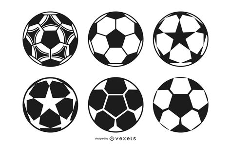 Football Ball Design Collection Vector Download