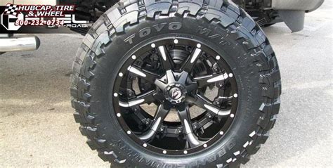 Ford F-250 Super Duty Fuel Nutz D251 Wheels Matte Black & Milled