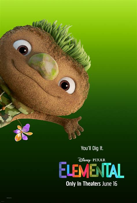 Clod 🌱🌸 | Elemental | Character Poster (2023) - Pixar Photo (44869650 ...