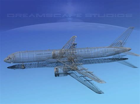 Boeing 757-200 DHL Cargo 3D Model by Dreamscape Studios