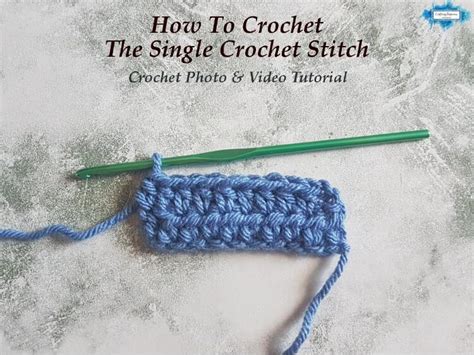 How To Make A Single Crochet (SC) Stitch - Crafting Happiness