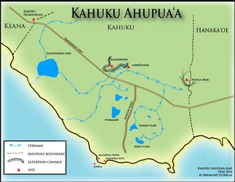 Map of Kahuku Wahi Pana