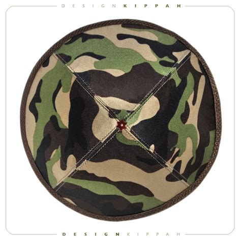 Kippah yarmulke yamaka kippa. Army camouflage.