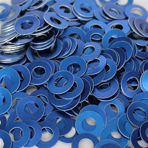 50 Anodized Aluminum Washers Chainmail Jewelry Supplies, Aluminum Stamping Blanks, Supplies for ...