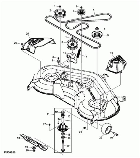 John Deere 48c Mower Deck Diagram