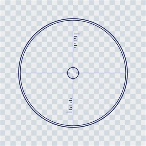 crosshair of sniper rifle on transparent background 3223535 Vector Art ...