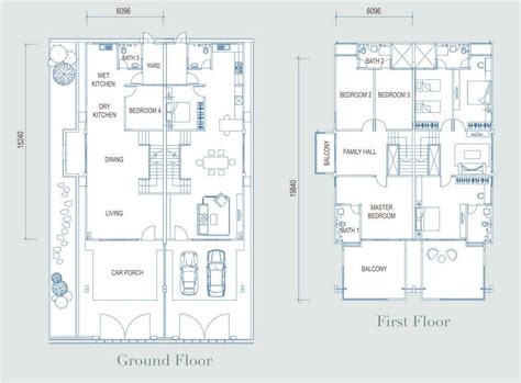 Double Storey Terrace House Floor Plan - JHMRad | #85023