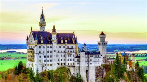 Castle, Fall, Landscape, Neuschwanstein Castle 4k, HD Wallpaper | Rare Gallery