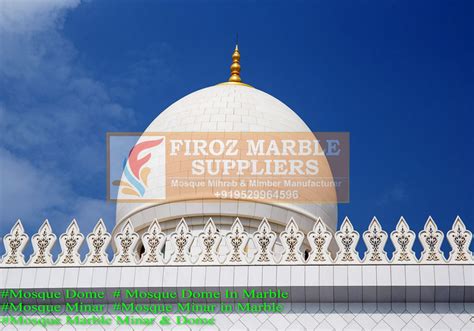 We are the Manufacturer and Supplier of masjid dome or mosque dome in marble that blends the ...