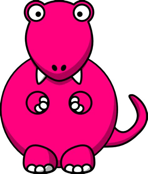 Pink Dinosaur Clip Art at Clker.com - vector clip art online, royalty free & public domain