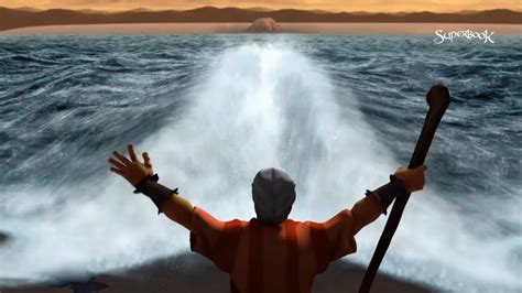 Superbook - Let My People Go Official Clip - Moses and the Israelites Cross the Red Sea - YouTube