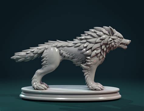 ArtStation - Wolf Sculpture | Resources