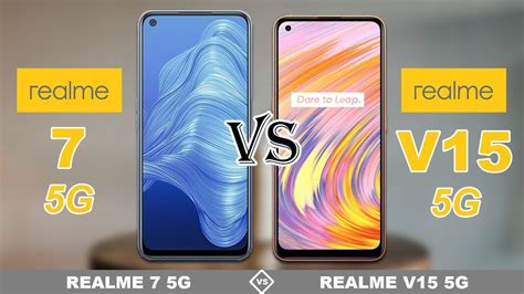 REALME 7 5G vs REALME V15 5G || Full Specs Comparison