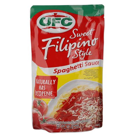 Buy UFC Spaghetti Sauce (Sweet Filipino Style, 1kg) Online at desertcartUAE