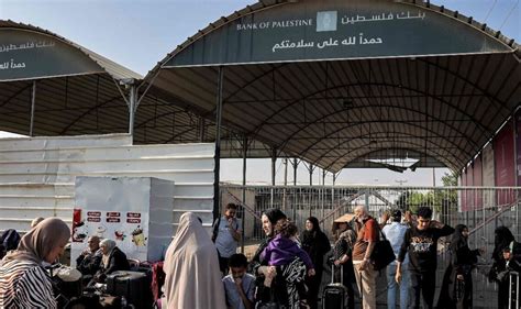 Escape from Gaza hell: Border crossing opens for first time giving hope ...