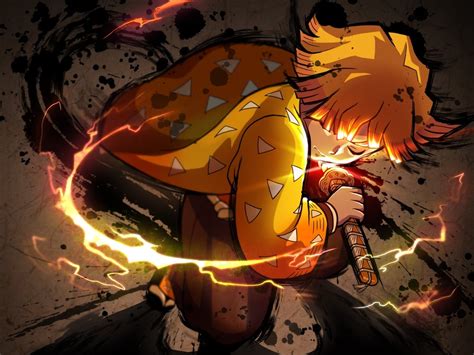 Thunder Breathing Zenitsu (By seu) : r/DemonSlayerAnime