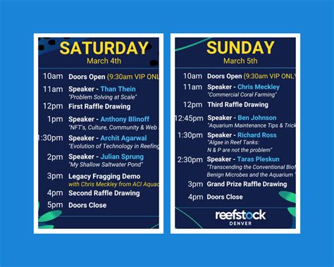 ReefStock Denver 2023 Speaker Line-up for this weekend | Reef Builders ...