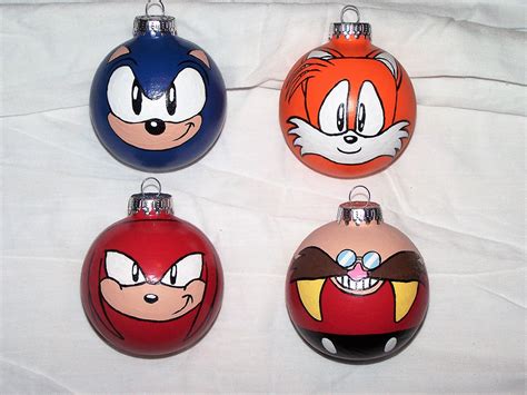 Sonic the Hedgehog Character Ornaments | Etsy