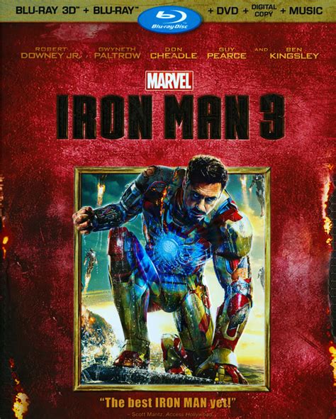 Best Buy: Iron Man 3 [3 Discs] [Includes Digital Copy] [3D] [Blu-ray ...