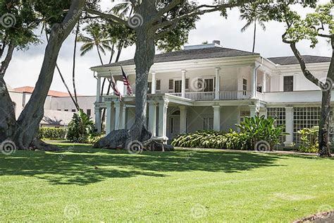 The Governor S Mansion in Honolulu Editorial Stock Photo - Image of oahu, mansion: 71929553