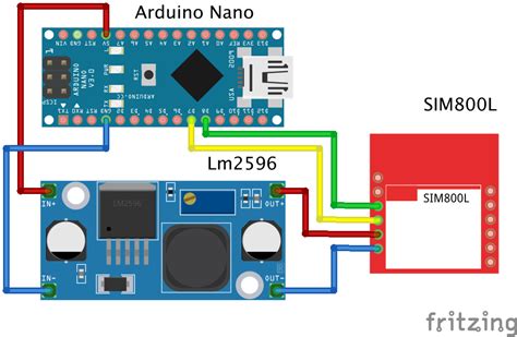 Sim800l Arduino Wiring Diagram