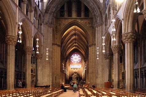 Gothic interior of Trondheim's Nidaros Cathedral