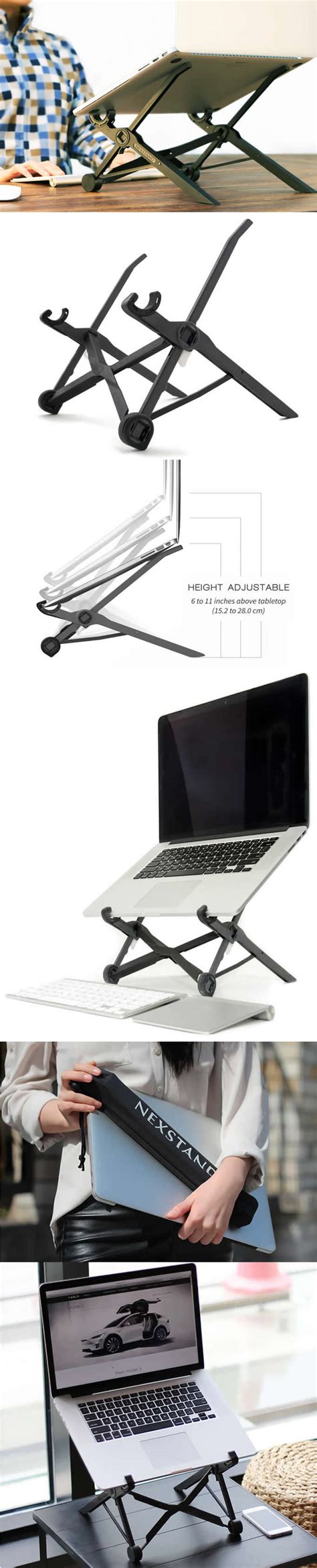 Multi-Angle Adjustable Foldable Stand for Apple MacBook | Proyectos