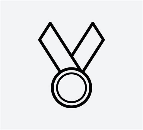 Medal icon vector logo design template 7820810 Vector Art at Vecteezy