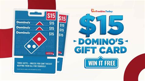 Free $15 Domino's Gift Card | GetFreebiesToday.com