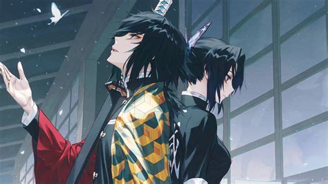 Giyuu Tomioka And Shinobu Kochou Kimetsu No Yaiba Live Wallpaper - MoeWalls