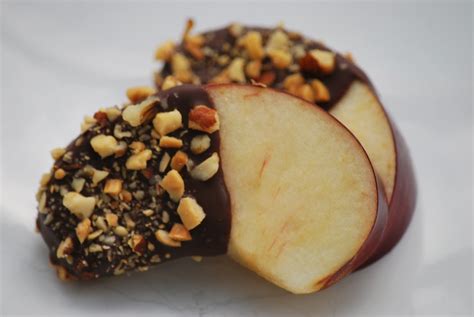 My story in recipes: Chocolate Dipped Apple Slices