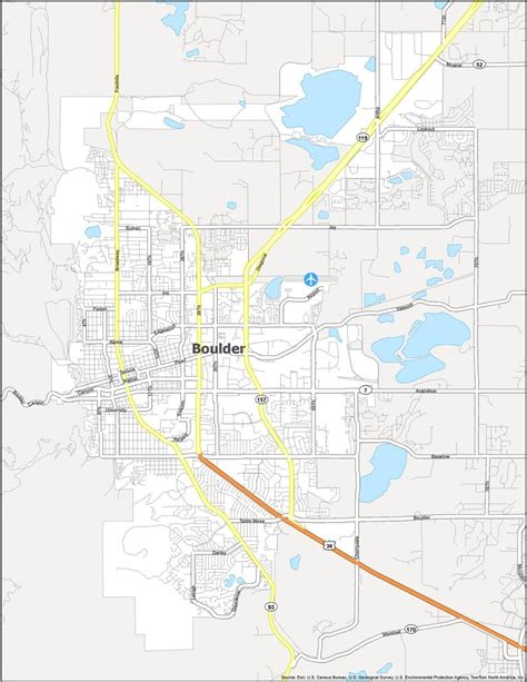 Boulder Colorado Map - GIS Geography