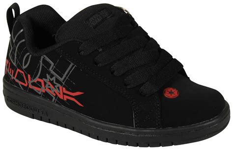 DC Kid's Star Wars Court Graffik Shoe - Black / Red