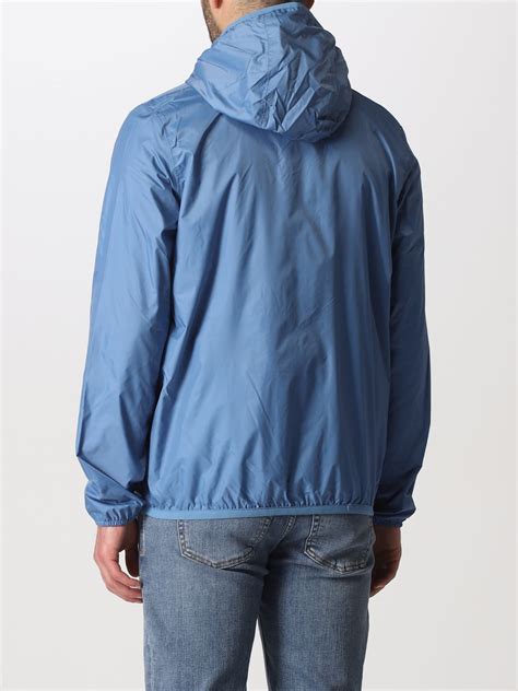 K-Way Outlet: jacket for men - Sky Blue | K-Way jacket K31161W online ...