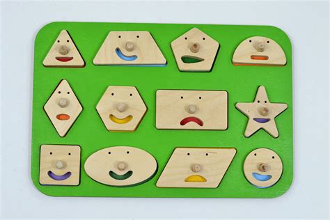 Geometric shapes game set of geometric shapes emotions from | Etsy