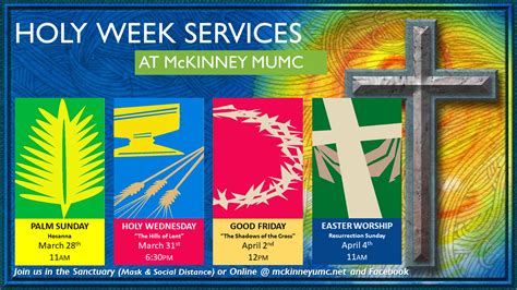 HOLY WEEK Worship Services | Mckinney United Methodist Church