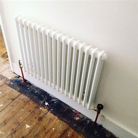 Acova radiators warner flat renovation Cottage Bedroom, Bedroom Loft, Loft Bathroom, Bathroom ...