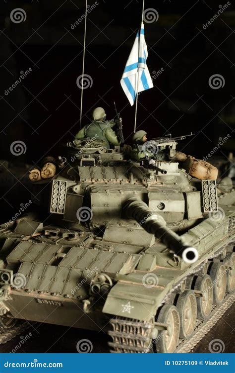 Merkava tank in action stock image. Image of miniature - 10275109