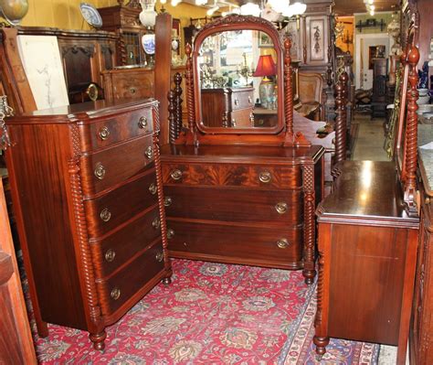 Beautiful American Antique Mahogany Bedroom Set 4 Pieces. | American ...