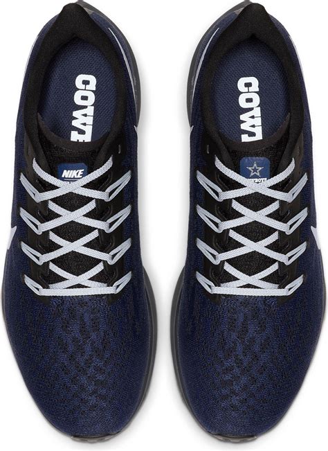 Nike Dallas Cowboys Air Zoom Pegasus 36 Running Shoes in Navy/Grey ...