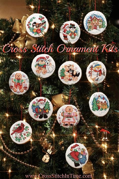 Cross Stitch Christmas Ornament Kits : Cross Stitch in Time