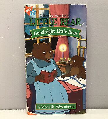 NICK JR SENDAK Little Bear Goodnight VHS Video Tape VTG Nickelodeon Good Night $3.56 - PicClick AU