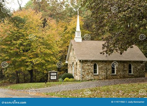 Country Church In Autumn Stock Photo - Image: 11971960