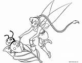 Disney Fairies Coloring Pages Fawning sketch template