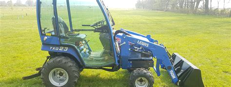 Iseki Compact Tractor TXG23 With Front End Loader & Heated Cab | beckside-machinery